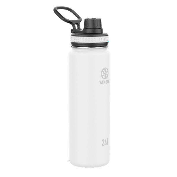 Takeya Originals Vacuum-Insulated Stainless-Steel Water Bottle 24oz; 2 Pack